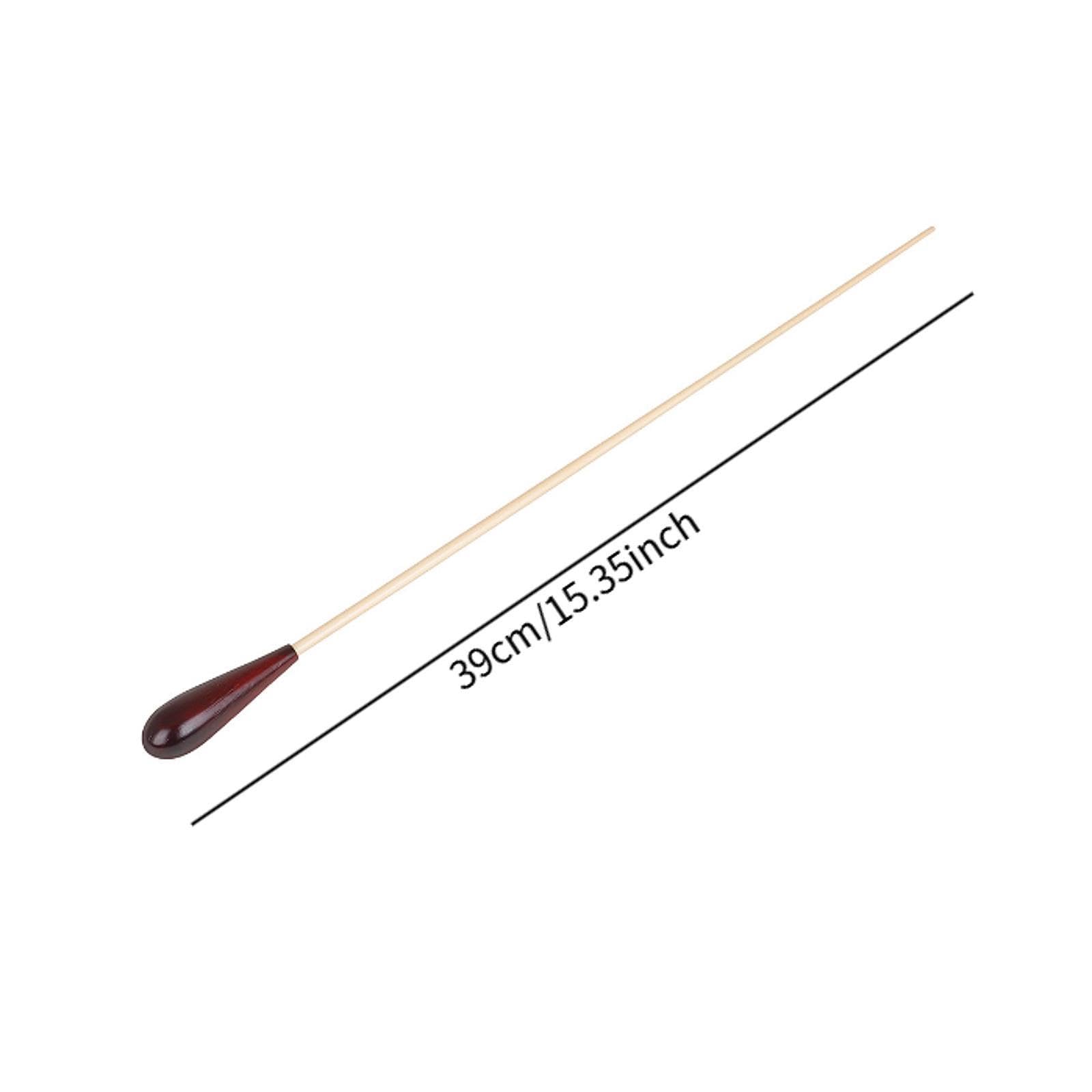 Amagogo Bâton de chef d'orchestre avec manche en bois et boîte à baguettes Bâton de chef d'orchestre professionnel pour symphonie