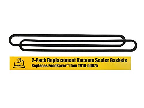 Upper and Lower Gasket Replacements for FoodSaver (2 Foam Gaskets) - Fits V2200, V2400, V2800, V3000, V3200 Series Vacuum Sealers (Replaces Food Saver T910-00075) by OutOfAir - Thumbnail 5
