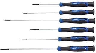 Draper PSS6XL Extra Long Precision Screwdriver Set , Blue