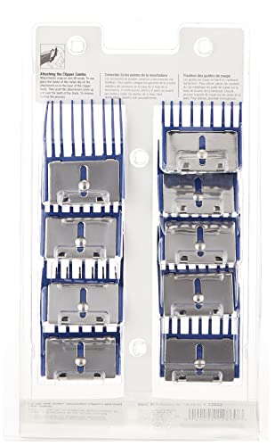 image for Andis Clipper Combs for Small Pets, Blue, (Pack of 9) (12860)