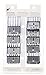 Andis Clipper Combs for Small Pets, Blue, (Pack of 9) (12860)