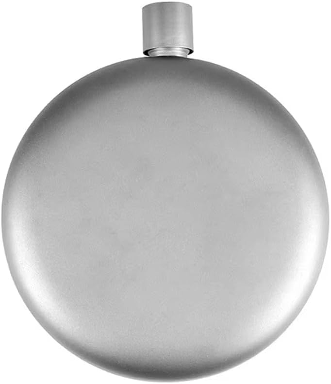 Portable Outdoor Travel Flask Easy Carry Flat Shape Camping Liquor Container