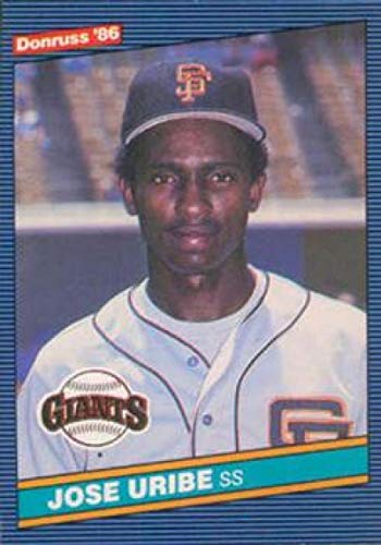 1986 Donruss #236 Jose Uribe