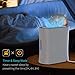 Evaporative Humidifier with Wick Filter, 0.8Gal Water Tank Lasts about 15H, No Cool Mist, No Leakage, Top Filling, Sleep Mode, Easy to Clean, LED Control Timer Setting for Home Office Babyroom Bedroom
