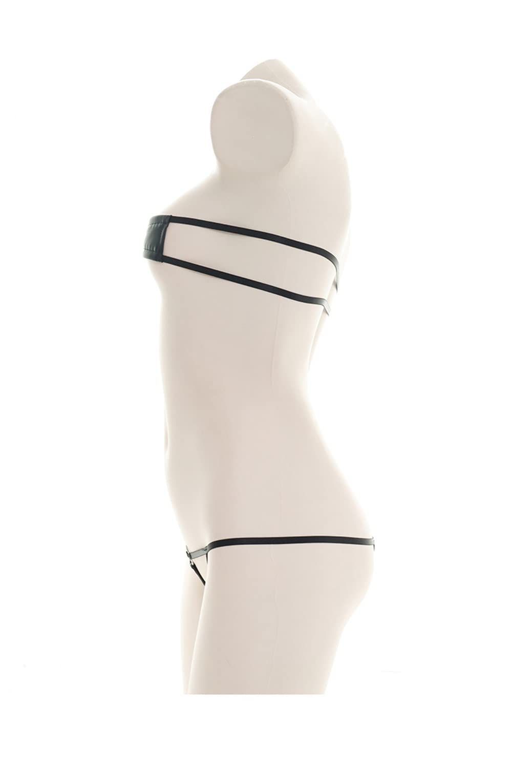 SINGUYUN Womens Sexy Micro bikini Suit Anime Bikini Cosplay Lingerie Kawaii Bra and Panty Set Cute: One Size 215black