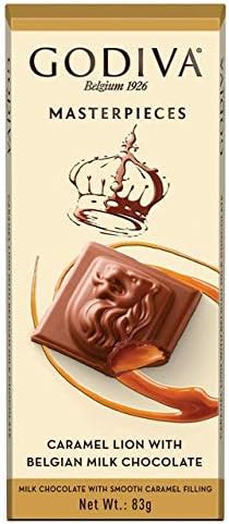 Godiva Masterpieces Caramel Lion with Belgian Milk Chocolate, 83g