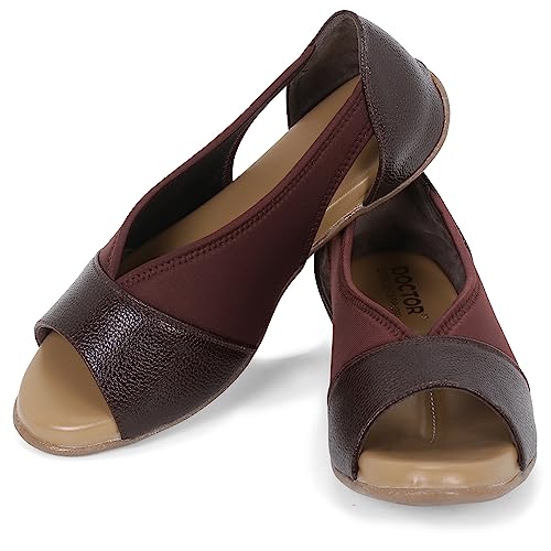 Image of DOCTOR EXTRA SOFT Women's Sandals Ortho Care Orthopaedic Diabetic Daily Use DR Sole Footwear Casual Stylish Chappals Slippers for Ladies & Girl's 2122