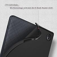 HEISHAYU Hülle für Tolino Vision Color (2024)/Vision 6 (2021) & Kobo Libra Colour (2024)/Libra 2 (2021), 7" eReader Abdeckung Schutzhülle mit Auto Schlaf/Wach und Magnetverschluss, Schwarz – Ansicht 4