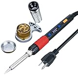 Electronics Soldering Iron， Digital LED Display Adjustable Temperature Solder Iron - 110W 110V Soldering Gun, A-BFastiron Electronic Welding Tool for electronic repairs and DIY. Gift for him and her.