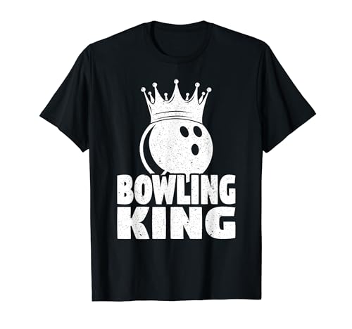Bowling King Bowler Giocatore di Bowling Divertente Bowling Maglietta