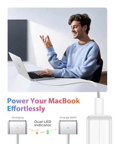 Image of Magnetic USB Type-C to Mag-Safe 3 Charging Cable for MacBook Air /Pro