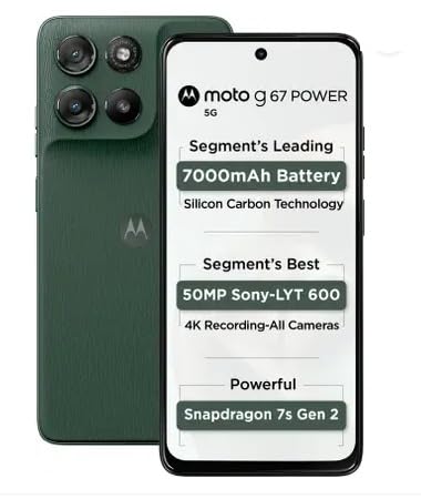 Motorola G67 Power 5G budget smartphone