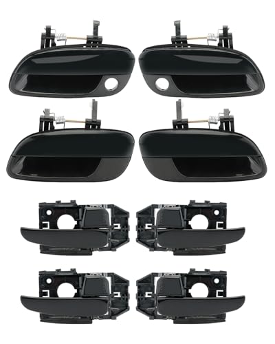 Door Handle Set (8PCS), Compatible with 2001-2006 Hyundai Elantra, Interior