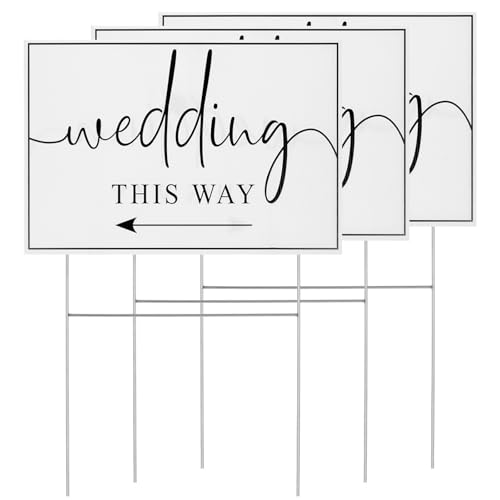 Panneaux de mariage fléchés pour orienter facilement - 4
