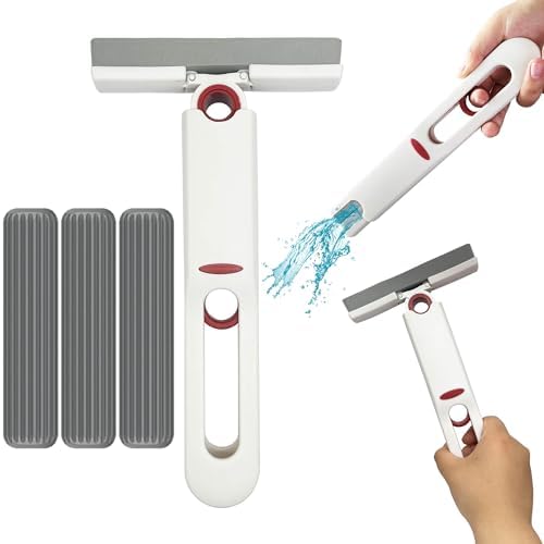 Mini Mop Portable SelfSqueeze Small Mop, Hand Free