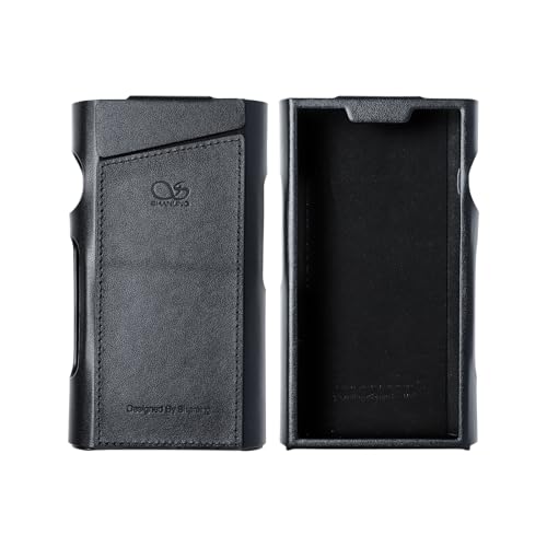 SHANLING M8Tレザーケース(ブラック)、M8Tデジタルオーディオプレーヤー特殊保護ケース、PUレザー素材
