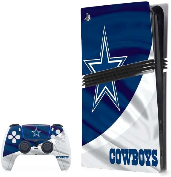 Skinit Decal Gaming Skin Compatible with PS5 Pro Bundle - Officially Licensed NFL Dallas Cowboys Design