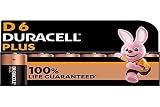 Duracell Plus D LR20 MN1300 Lot de 6 Piles alcalines 1,5 V