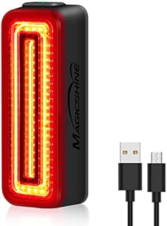 Magicshine Rear Bike Lights SEEMEE 100,Cycling Tail Light IPX6 Waterproof Rate,USB Rechargeable 8 Brightness Modes Perfect for Mountain or Road Bike