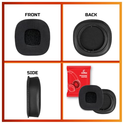 Image of Crysendo Cooling Gel Headphone Cushion for Marshall Major III /IV /MID ANC Headphones | Relaxing Cool Foam Earpads Super Soft Pain Reducing Cushion (Black)