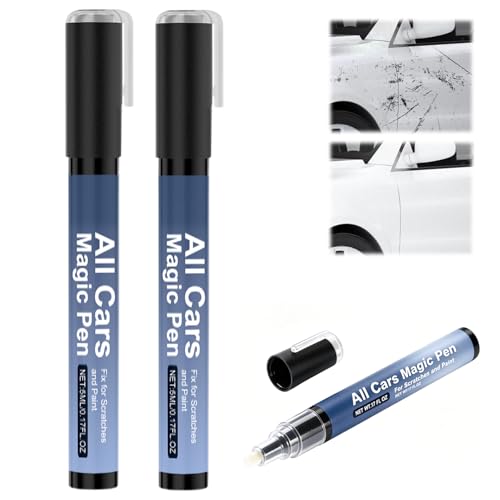 Car Scratch Pen, 2026 New Car Paint Repair Pen, Portable Auto Scratch Remover for Garage and Home Use (2PCS)