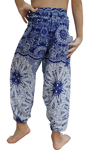 Image of Full Funk Rayon Smock Waist Child Lounging Comfortable Elephant Aladdin Pants