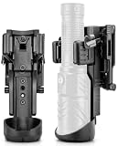 Galvanox K8-Series Tactical Flashlight Holster, Heavy-Duty Belt Clip with 360 Rotation, Easy-Lock...