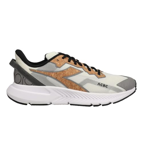 Diadora Mens X Acbc Mythos Blushield Volo 3 Running Sneakers Shoes - Brown, Grey - Size 12 M