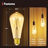 OREiN Smart LED Edison Light Bulbs thumbnail 4