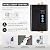 Tankless Water Heater Electric,110v 3000w Instant Water Heater with Remote Control, Water Temperature Regulating Valve and Adjustable Temperature, LCD Digital Display for Kitchen and Bathroom,Black