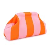 Design unique : le design accrocheur avec des rayures contrastées fait de cette petite pochette un véritable accroche-regard, elle convient aussi bien comme pochette tendance que comme sac de rangement pratique.