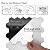 Kieacia 10 Sheet Peel and Stick Kitchen Backsplash Tiles, Black PVC Self-Adhesive Hexagonal Mosaic Tiles for Kitchen Bathroom Vanity Tabletop Fireplace