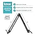 Knox Gear Professional Microphone Stand for Yeti and Snowball Microphones (Black, Steel, Basic/Functional, 5/8-inch Thread, Up to 5 lbs, 30-inch Arm)