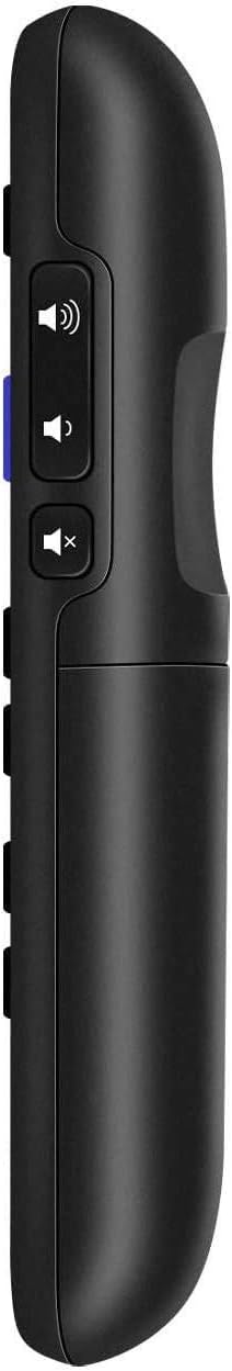 Side view of the Elekpia Universal Remote Control showing volume and mute buttons