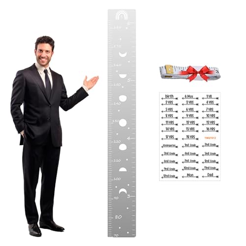 Tableau de croissance mural avec toise de hauteur pour chambre de bébé