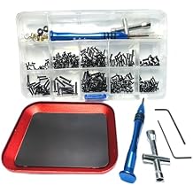 Wltoys Screw Kit Parts with Repair Plate,wltoys Replacement Parts for Wltoys 144001 Screw Set,WLtoys 144001 1/14 Screw,124019 124018 124017 124016 144010 144002 144011 144012 RC Car Parts,
