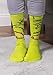 Dr. Seuss The Grinch Costume Crew Socks for Adults and Teens Standard