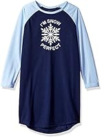 Algopix Similar Product 19 - Crazy 8 Girls' Big Sleep Gown, Snow, M