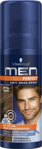 Preisvergleich Produktbild Men Perfect Anti-Grau-Spray Mittelbraun, 120 ml