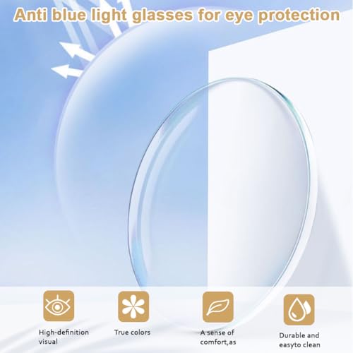 Image of PROBEROS Retro Eyeglasses for Women & Men - Fashion Stylish Small Square Lens Eyeglasses, Luxury Metal Frame Glasses Decorative Eyewear, with Storage Case, Lens Cleaning Cloth, Screwdriver