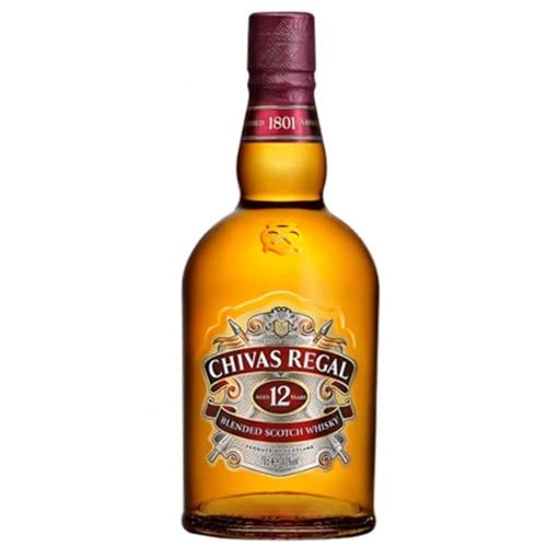 Chivas Regal 12 años Whisky Escocés de Mezcla, 700 ml, El embalaje puede variar Chivas Regal 12 años Whisky Escocés de Mezcla, 700 ml, El embalaje puede variar