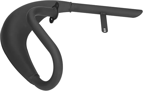 Miniatura 9 de YOXUFA Tubo de escape de cámara de expansión cromada Silenciador Clip Tensor de cadena Conjunto de ajustador para 49cc 50cc 66cc 80cc 100cc 2-Stroke