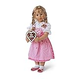 ashton drake Blond, geflochten, tragen ein speziell zugeschnittene rosa Outfit mit passenden Schuhen