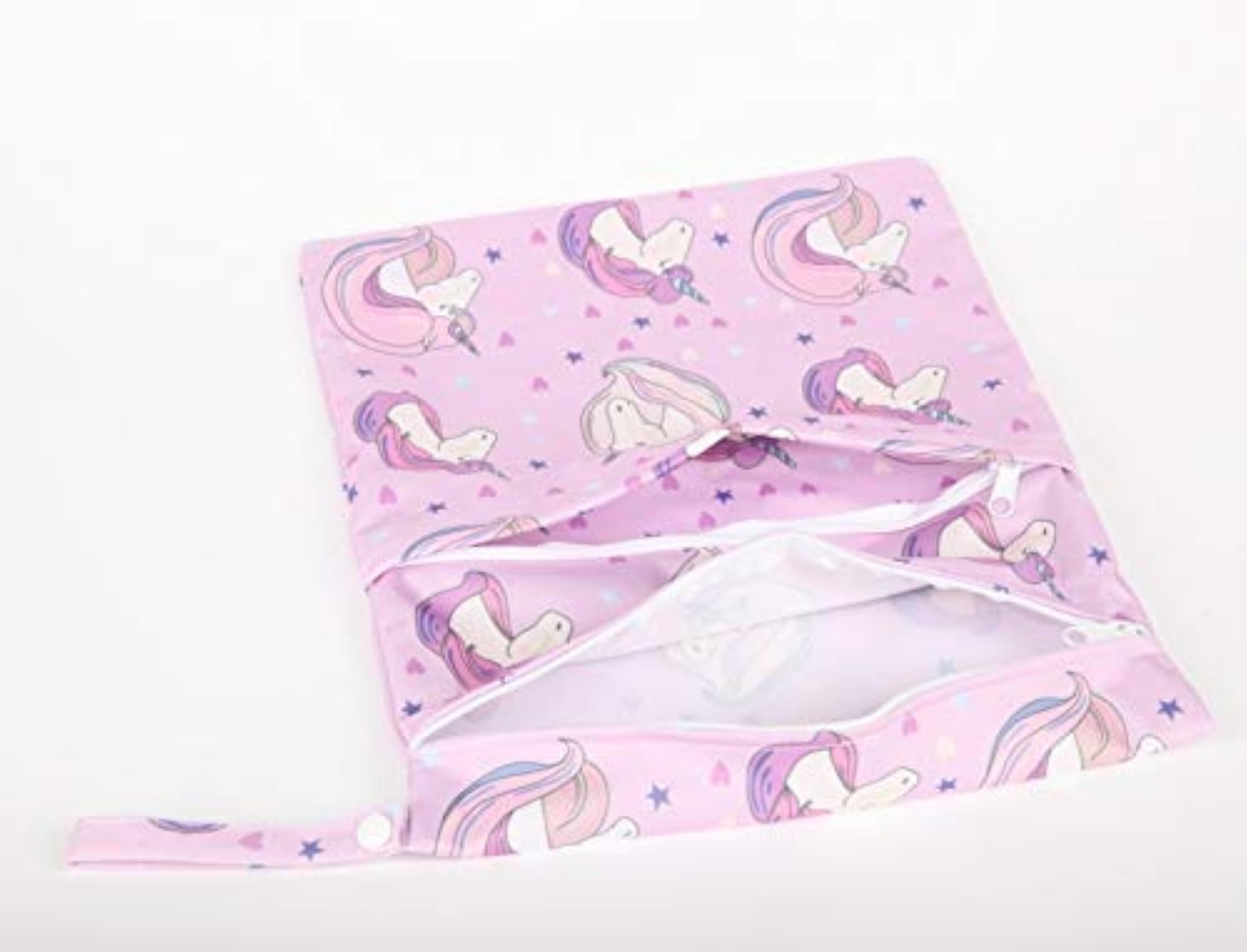 Reusable Diaper Nappy Wet Bags with Zippered Pockets