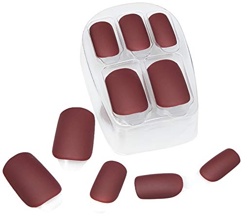 Unhas Autocolantes Impress Color Médio Deep Kiss, Kiss New York