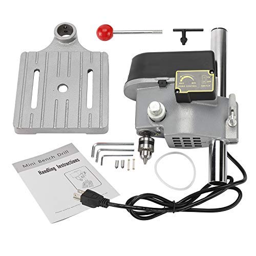 HYDDNice 3 Speed Mini Drill Press Bench Small Benchtop Drill Press Mini Portable Drill Press