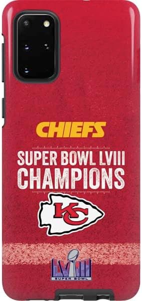 Skinit Pro Phone Case Compatible with Galaxy S20 Plus - Officially Licensed NFL Kansas City Chiefs Red Blast Design