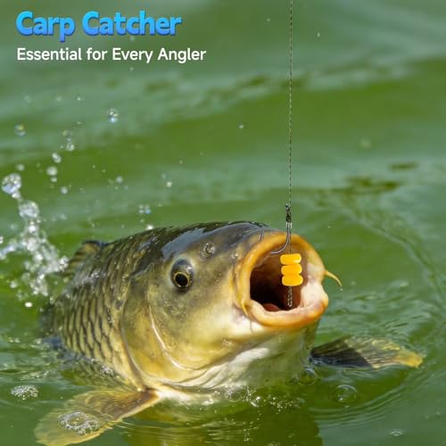 ECATIFIN 215PCS Carp Fishing Rig Kit Hair Rigs Carp Bait Fishing Equipment Accessories #2#4#6#8 by ECATIFIN - Image 6