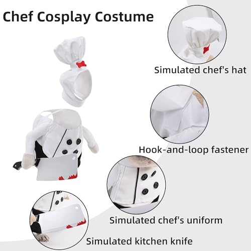 Disfraz de Chef para Mascotas Ajustable ETIAL miniatura 5