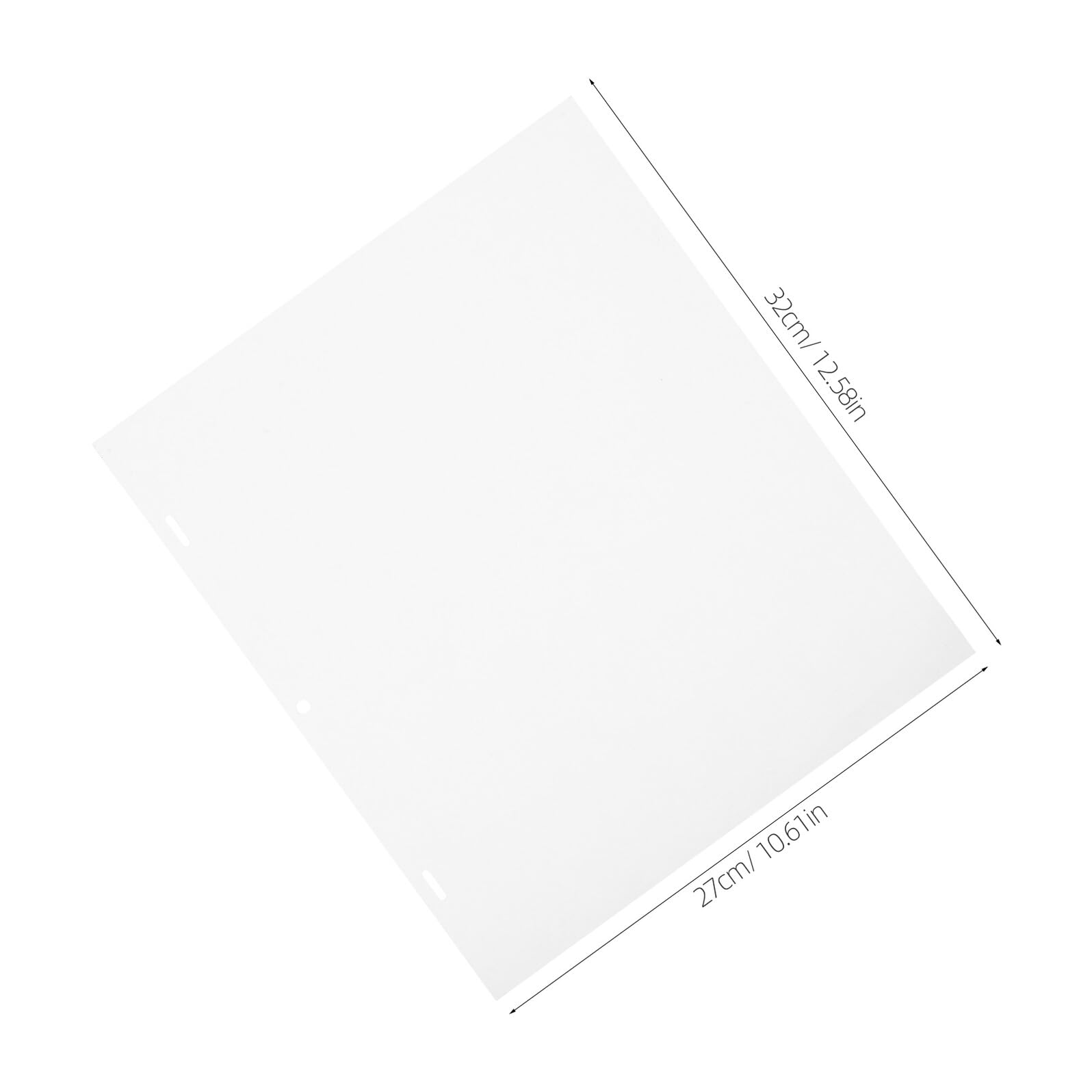 Carta da Lucido per Animazione 200 Pezzi Bianca 32x27cm | Fori di Posizionamento, per Artisti e Professionisti, per Progetti di Fumetto e Disegno Digitale